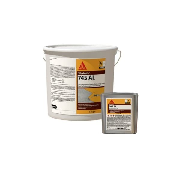 Sika Sikalastic 745 AL Traffic Bearing Wear and Top Coat Tan 4.4 Gallon 188057 - main